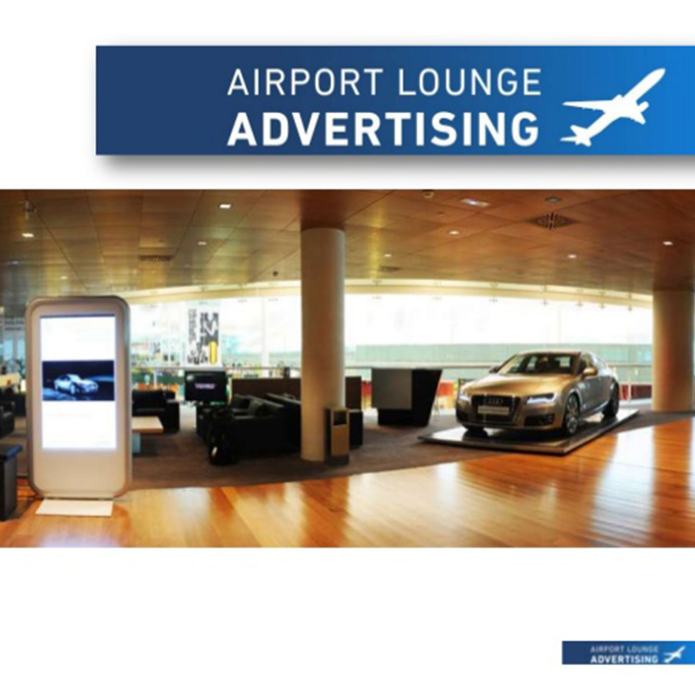 airport lounge advertising